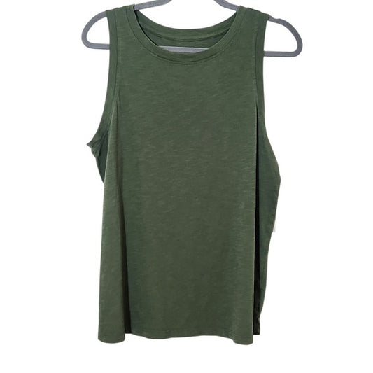 Time and Tru Green Sleeveless Tank Top Size Medium 8-10 Green Women's Tank New