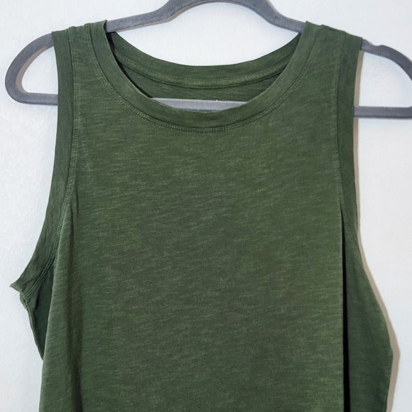 Time and Tru Green Sleeveless Tank Top Size Medium 8-10 Green Women's Tank New