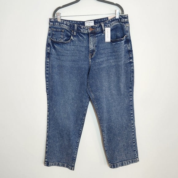 Lane Bryant Slim Straight Ankle Jeans Size 16 NWT