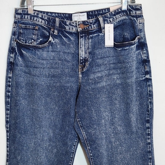 Lane Bryant Slim Straight Ankle Jeans Size 16 NWT