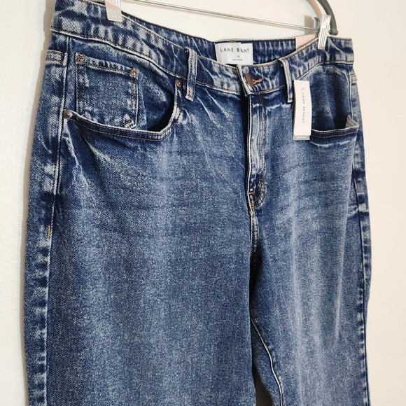 Lane Bryant Slim Straight Ankle Jeans Size 16 NWT