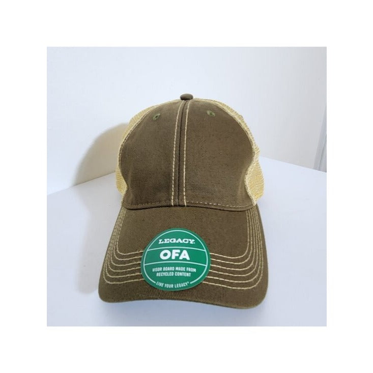 Legacy OFA Brown and Tan Trucker Hat One Size