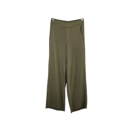 Old Navy Womens Olive Green High Rise Wide Leg Pull-On Pants Size Small