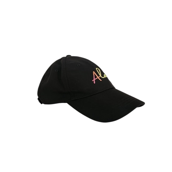Tommy Bahama Black Embroidered Aloha Adjustable Hat One Size