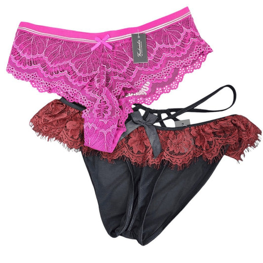 Frederick's of Hollywood Sexy Lace and Mesh Set of 2 Size 1X NWT Lingerie Shower