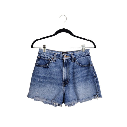 BDG Girlfriend High Rise Distressed Cut Off Jean Shorts Size 26