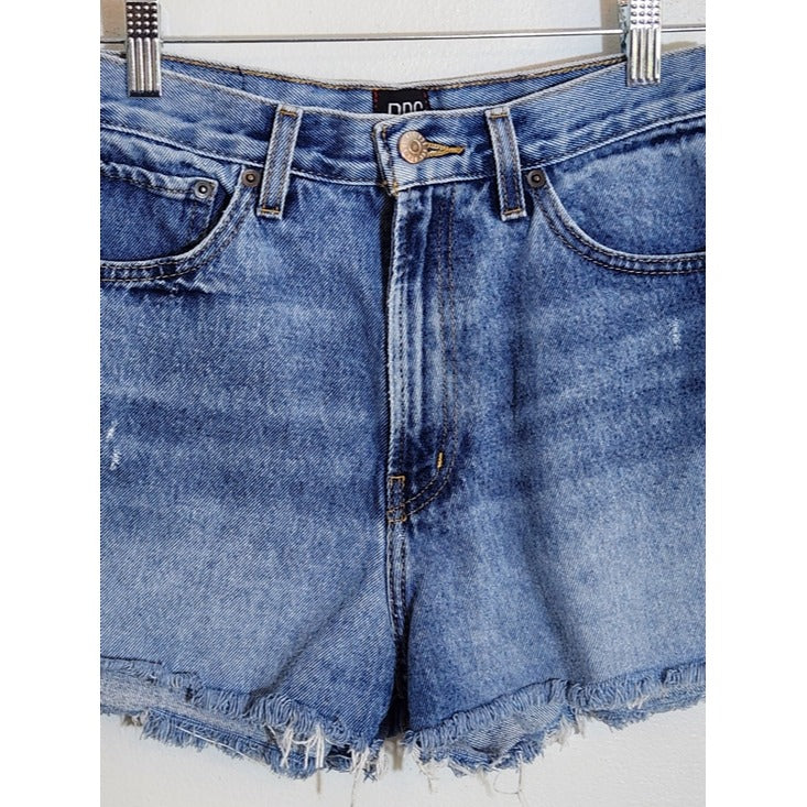 BDG Girlfriend High Rise Distressed Cut Off Jean Shorts Size 26