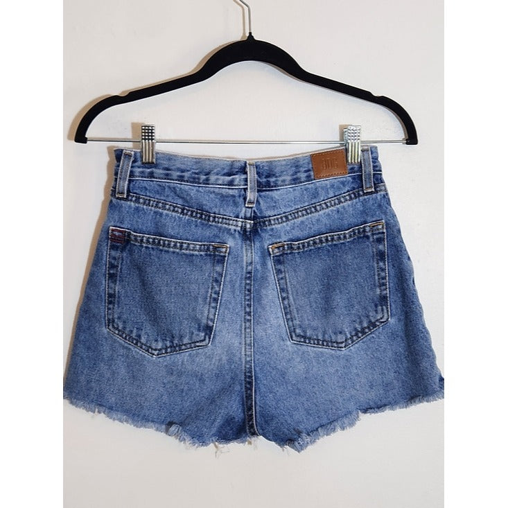 BDG Girlfriend High Rise Distressed Cut Off Jean Shorts Size 26