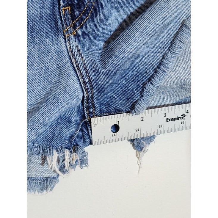 BDG Girlfriend High Rise Distressed Cut Off Jean Shorts Size 26