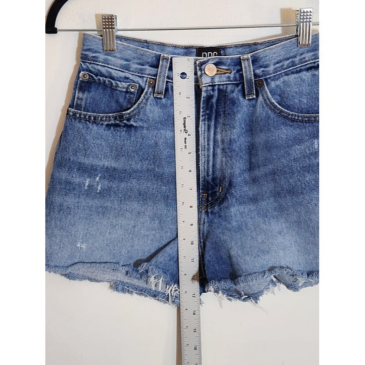 BDG Girlfriend High Rise Distressed Cut Off Jean Shorts Size 26