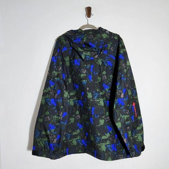 Nike ACG Gore-Tex Green and Blue Zip-Up Jacket Size Large Nike Men's ACG Hoodie
