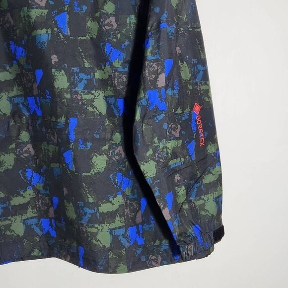 Nike ACG Gore-Tex Green and Blue Zip-Up Jacket Size Large Nike Men's ACG Hoodie