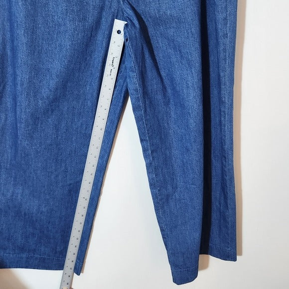 Old Navy Women’s Extra High-Rise Wide-Leg Jeans Size 14 Petite