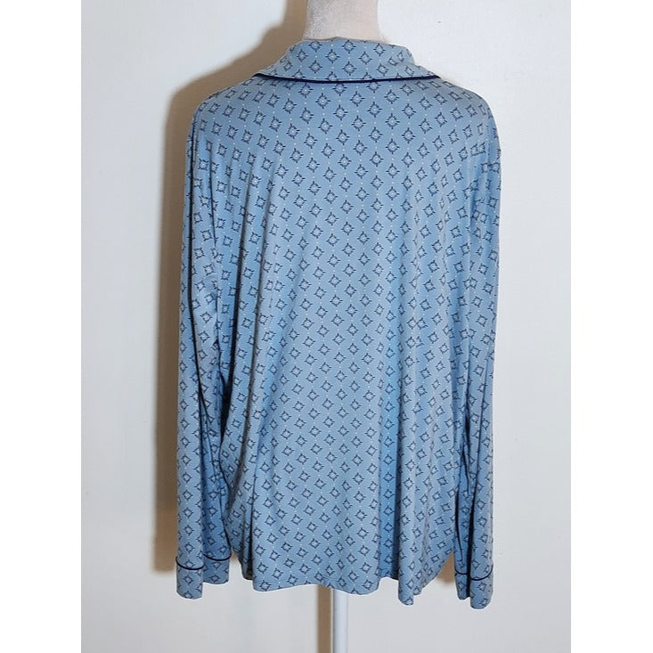 State of Day Blue Print Pajama Set Size XL