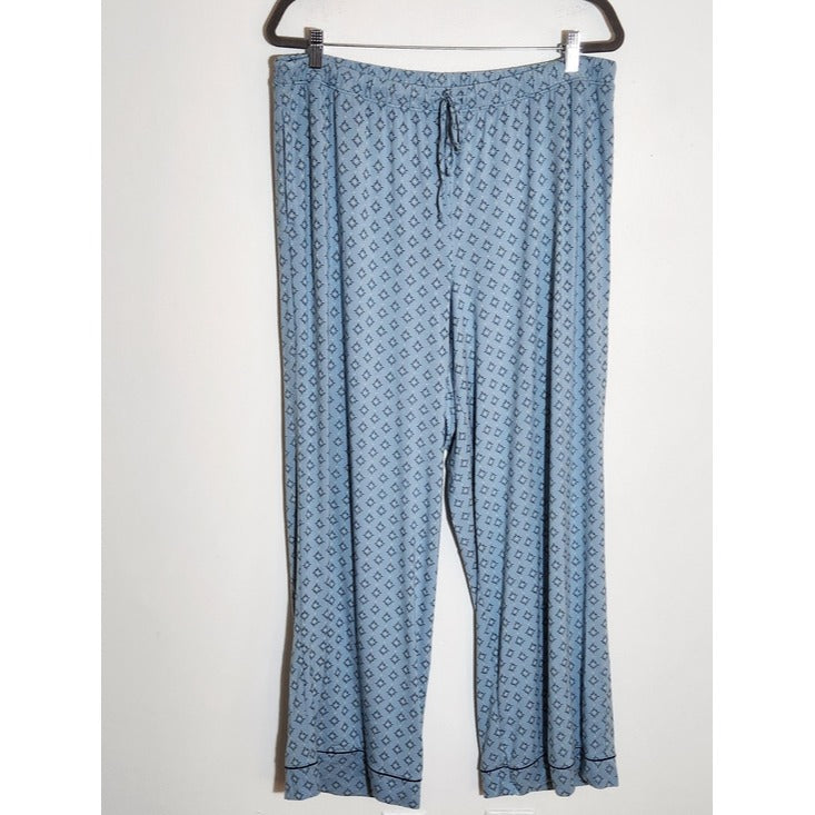 State of Day Blue Print Pajama Set Size XL