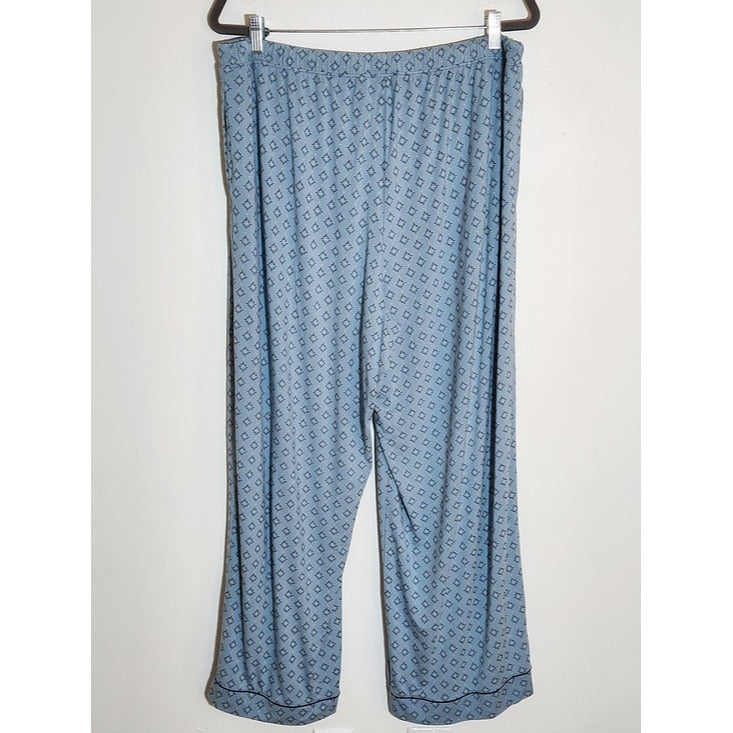 State of Day Blue Print Pajama Set Size XL