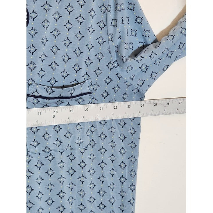 State of Day Blue Print Pajama Set Size XL