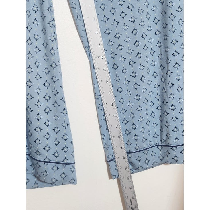 State of Day Blue Print Pajama Set Size XL
