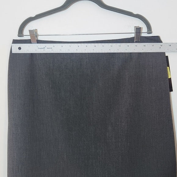 Alex Marie Black Knee Length Pencil Skirt Size 16 NWT