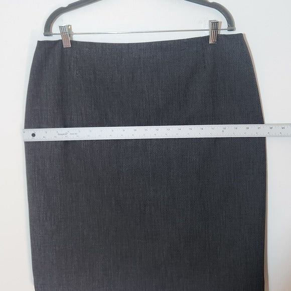 Alex Marie Black Knee Length Pencil Skirt Size 16 NWT