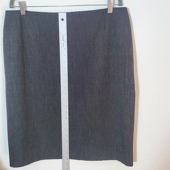 Alex Marie Black Knee Length Pencil Skirt Size 16 NWT