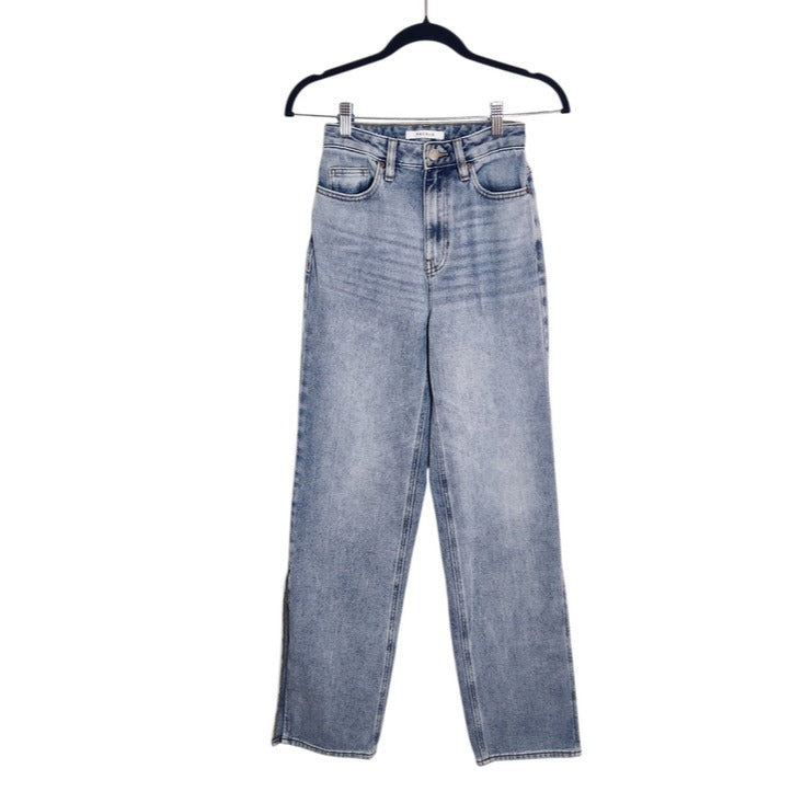 PacSun Light Wash 90s Boyfriend Jeans with High Slits Size 24
