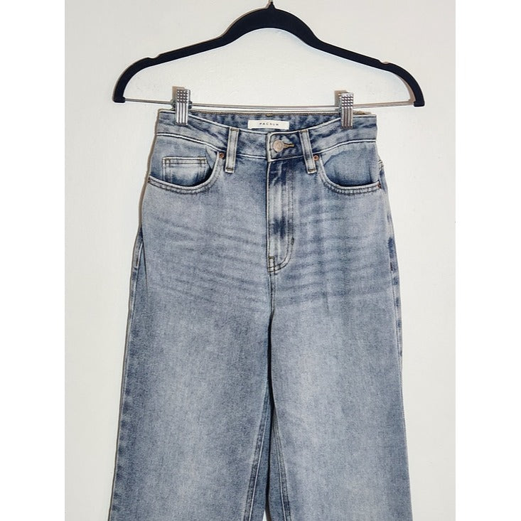 PacSun Light Wash 90s Boyfriend Jeans with High Slits Size 24