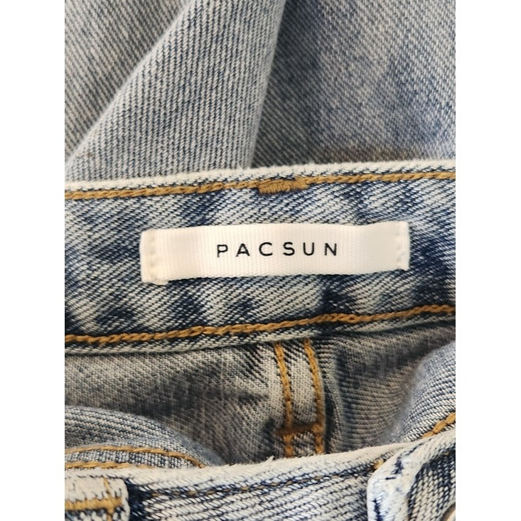 PacSun Light Wash 90s Boyfriend Jeans with High Slits Size 24