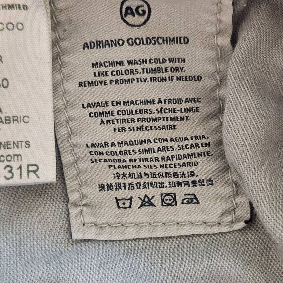 Adriano Goldschmied Gray The Stevie Ankle Jeans Size 31