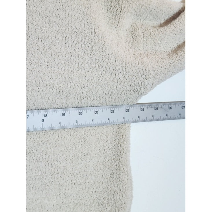 Double Zero Cream Fuzzy Cropped Sweater Size Small