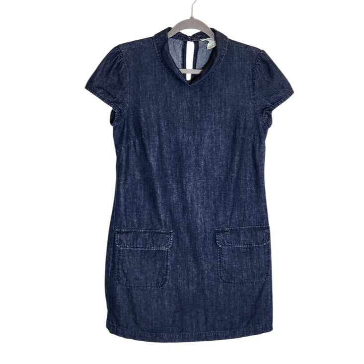 Workshop Republic Clothing Dark Wash Denim Mini Dress Size Small