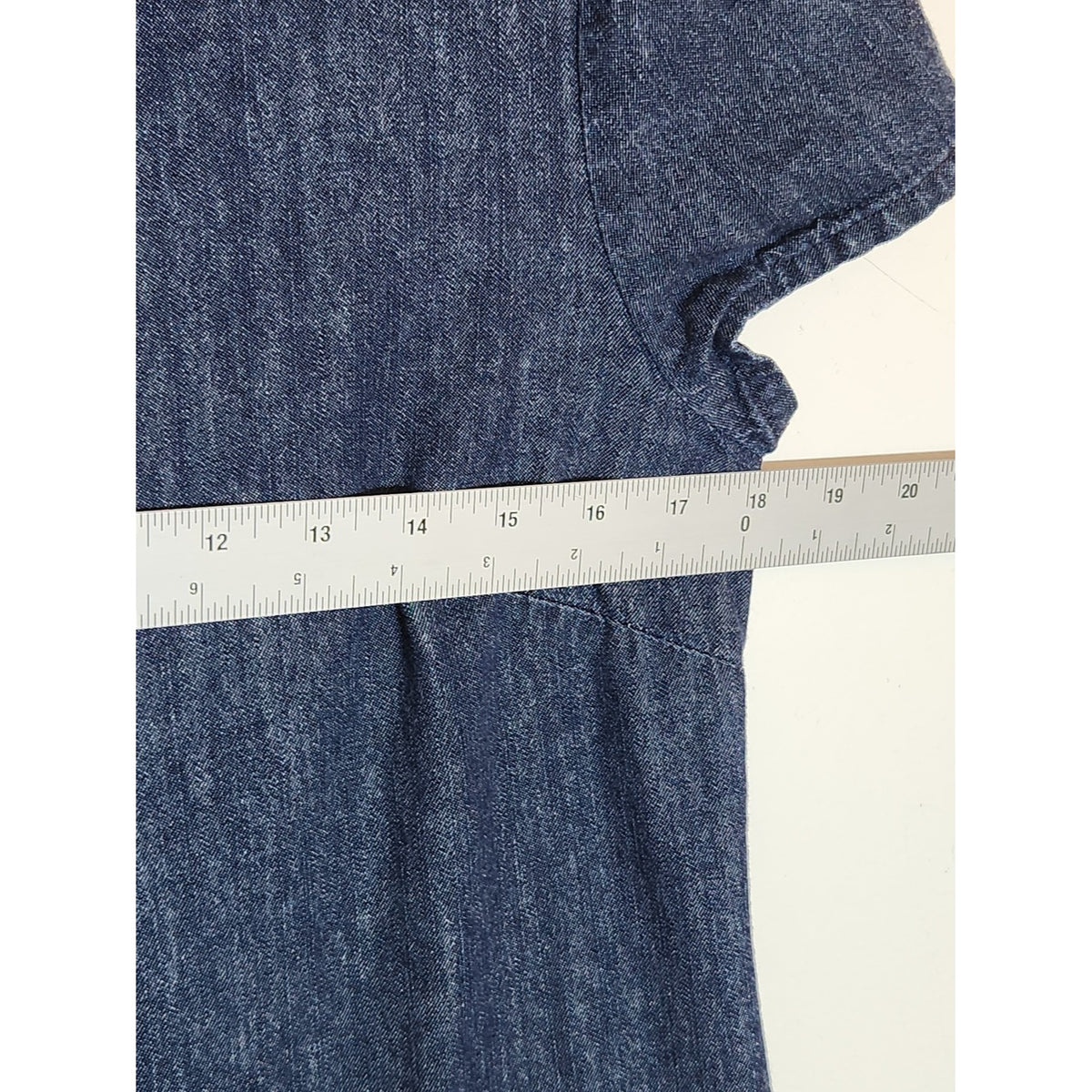 Workshop Republic Clothing Dark Wash Denim Mini Dress Size Small