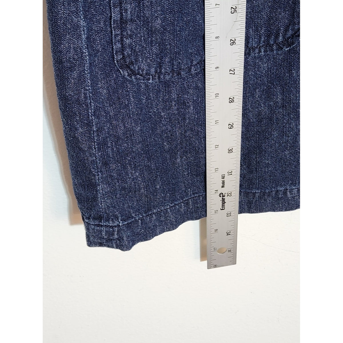 Workshop Republic Clothing Dark Wash Denim Mini Dress Size Small