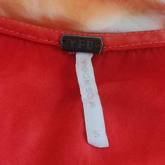 Young Fabulous & Broke Boho Tie-Dye Dress Size Small YFB Siren Maxi Dress