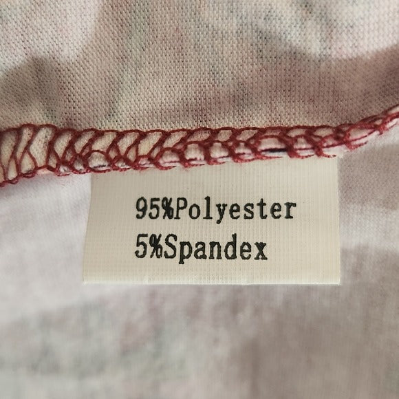 Zesica Long Sleeve Burgundy Floral Maxi Dress Size Large Wedding Guest Dress