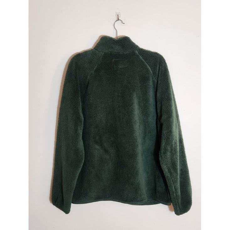 Goodfellow Green Fleece Zip-Up Jacket Size Large NWT