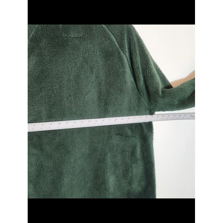 Goodfellow Green Fleece Zip-Up Jacket Size Large NWT