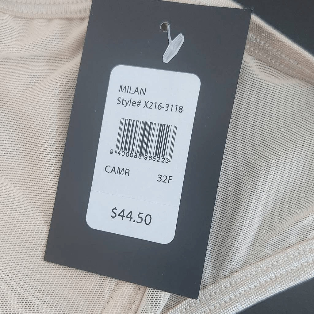 Frederick's of Hollywood Nude Mesh Balconette Bra Size 32F NWT Everyday Nude Bra