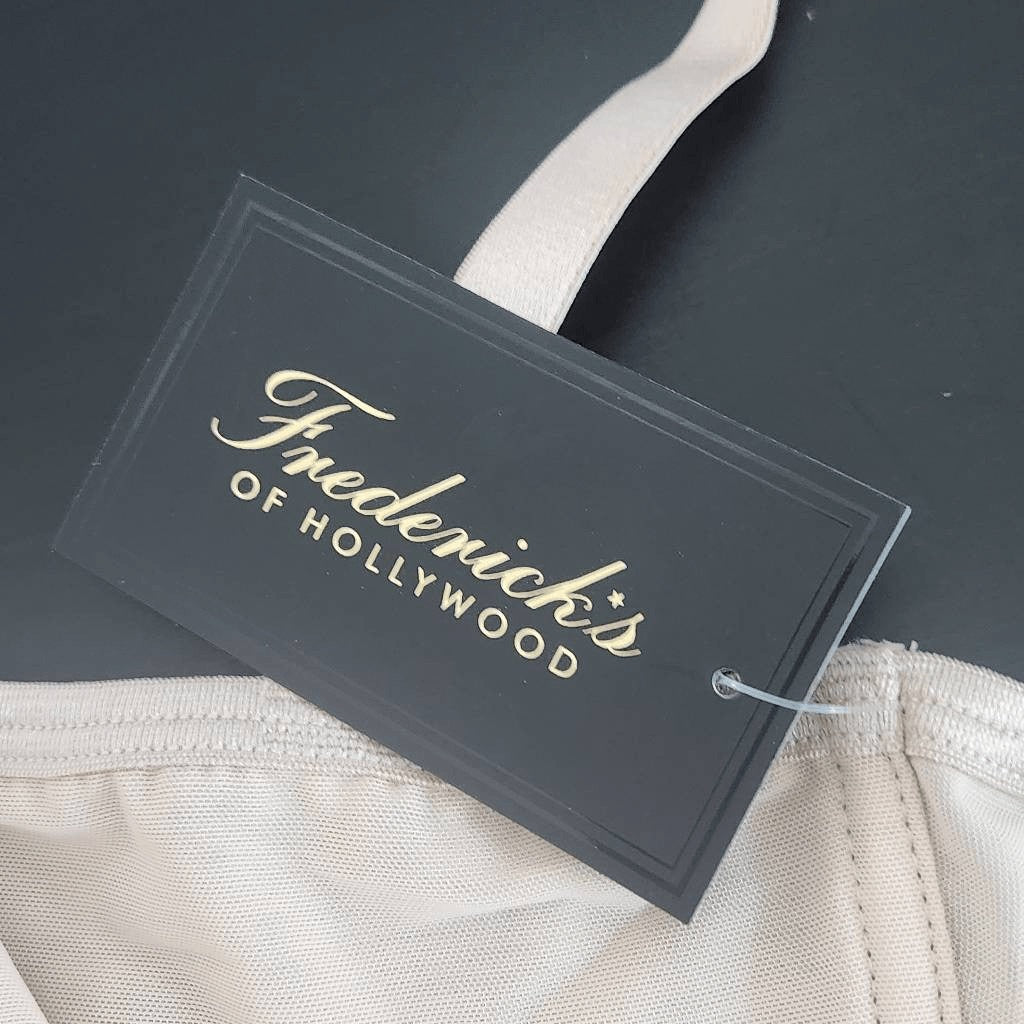 Frederick's of Hollywood Nude Mesh Balconette Bra Size 32F NWT Everyday Nude Bra