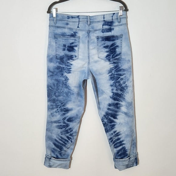 J. Jill Tie Dye Cropped Jeans Size 12