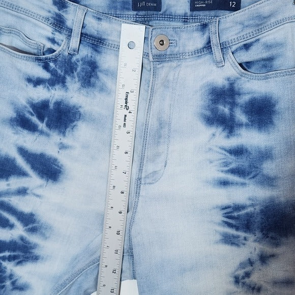 J. Jill Tie Dye Cropped Jeans Size 12