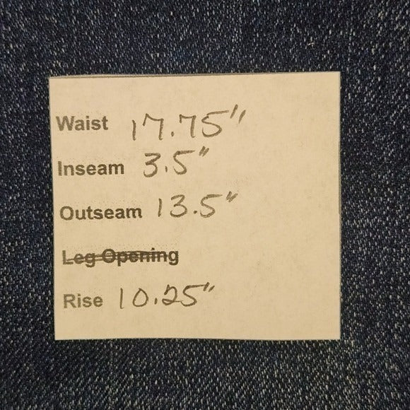 Old Navy Women's Blue Denim Shorts Size 14 Old Navy Boyfriend Cuffed Jean Shorts