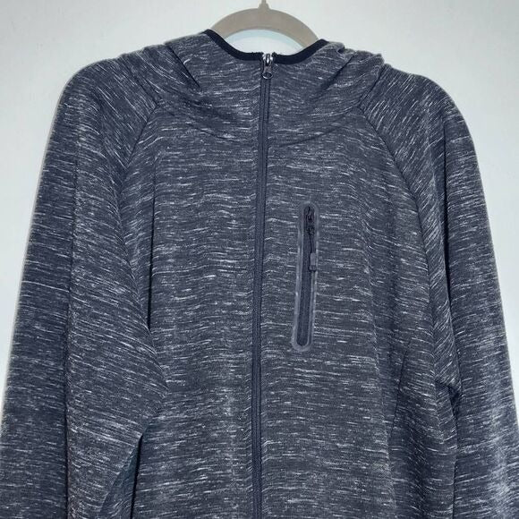 Eddie Bauer Full Zip Chacoal Gray Hoodie Jacket Size XL Gray Hoodie