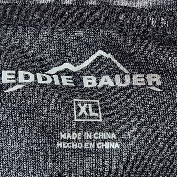 Eddie Bauer Full Zip Chacoal Gray Hoodie Jacket Size XL Gray Hoodie