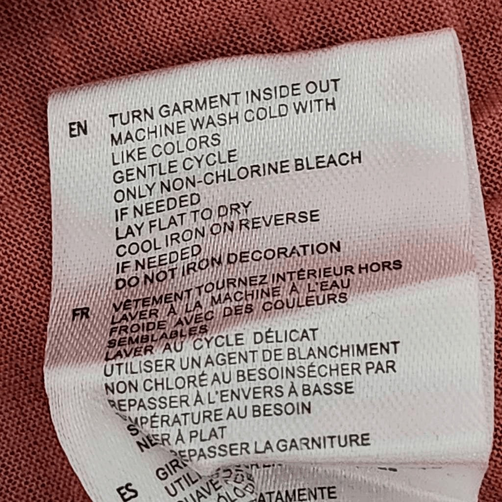 Absolutely Famous Pink Knit Top Size XL NWT Pink Crochet Top