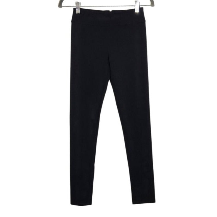 BCBGMAXAZRIA Womens Black Fitted Knit Ankle Pants Size XS NWT