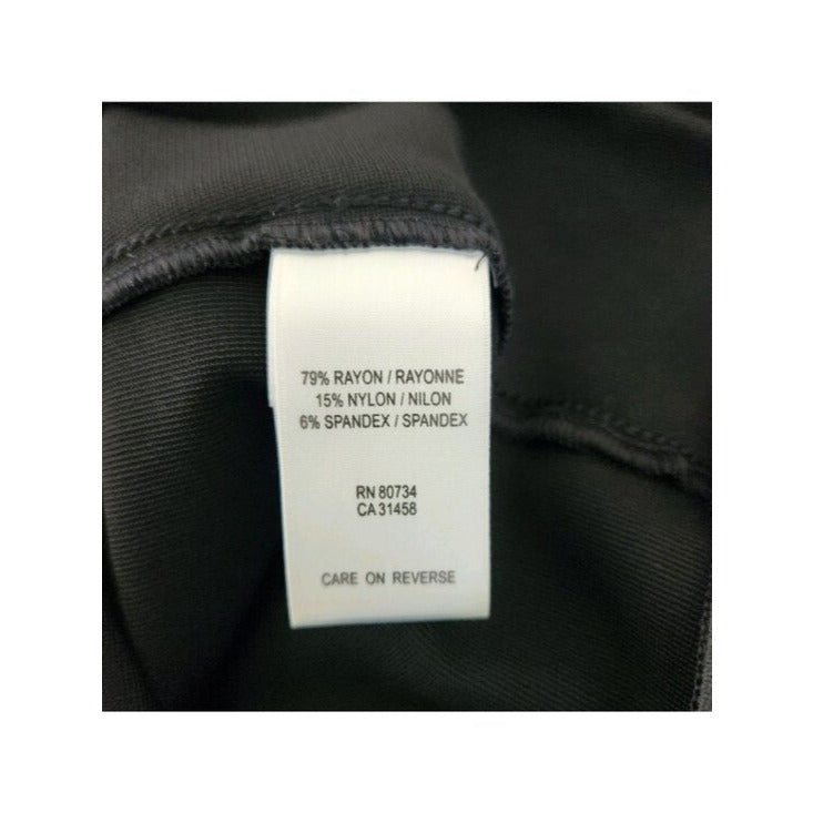 BCBGMAXAZRIA Womens Black Fitted Knit Ankle Pants Size XS NWT