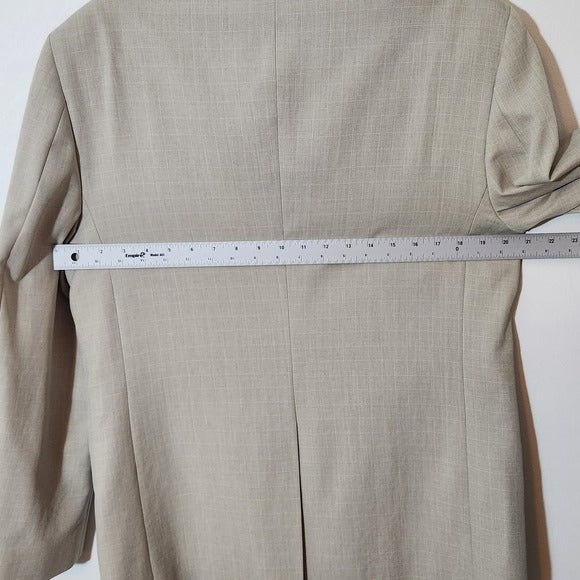Saddlebred Men's Beige Blazer Size 40R Cream Sport Coat