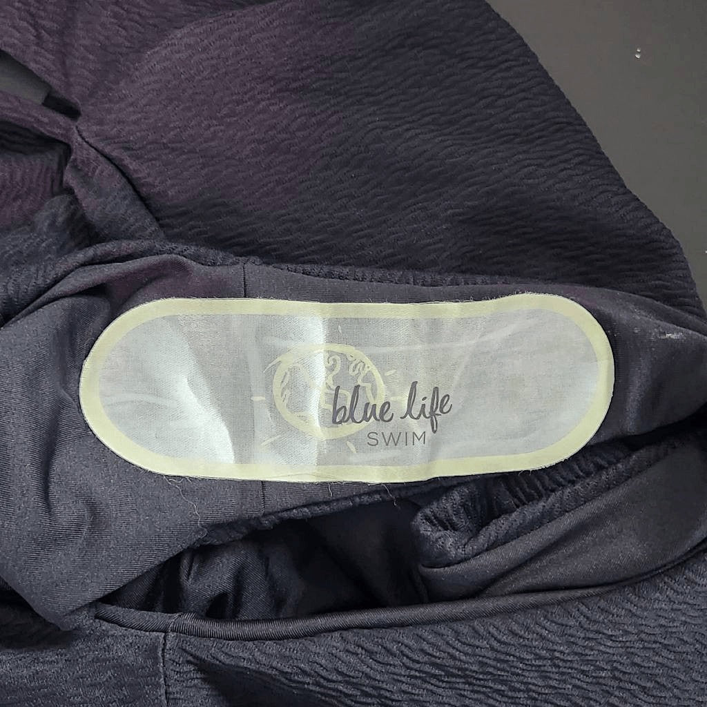 Blue Life Swim Black off the Shoulder Swimsuit NWOT Size Medium Black One-Piece