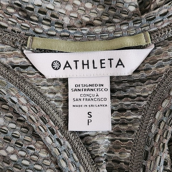 Athleta Green Racerback Athletic Tank Size Small
